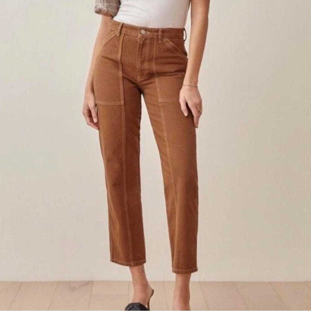 Reformation Kealy Carpenter High Rise Relaxed Jeans